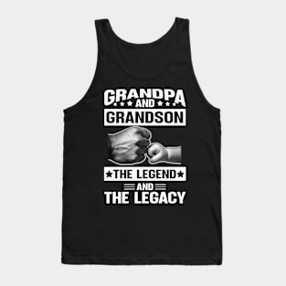 Grandpa And Grandson Matching Family Tank Top